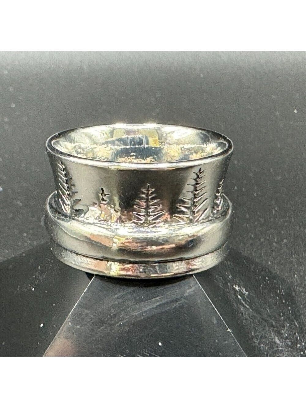 Boho Bear Landscape Mountain and Forest Ring #1372 - Picture 12 of 14